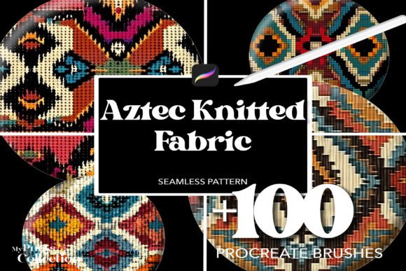 100 Procreate Aztec Knitted Fabric: A Textural Revolution for Digital Art