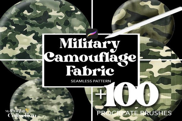100 Procreate Military Camouflage: Elevating Digital Textures for Tactical Art