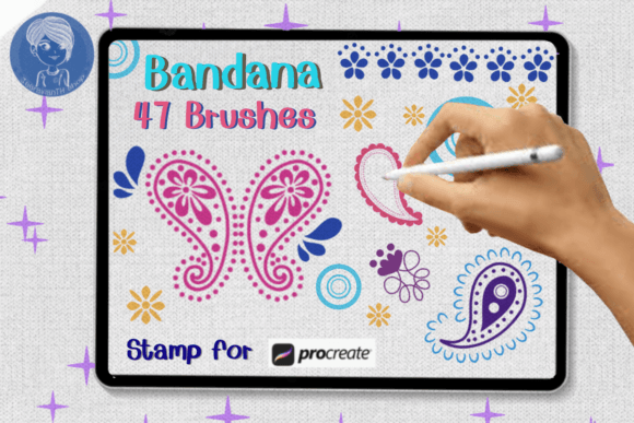 Bandana Brush Stamp Procreate: Creative Efficiency