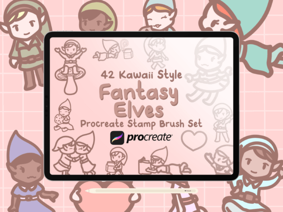 Fantasy Elves Procreate Stamps Brush Set: A Practical Evaluation