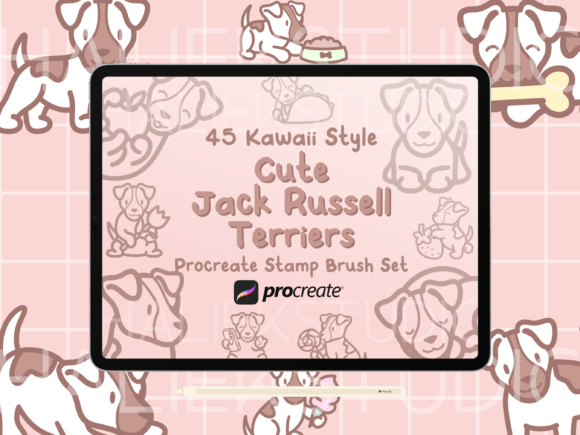 Jack Russell Terriers Procreate Stamps: A Strategic Asset for Digital Creators