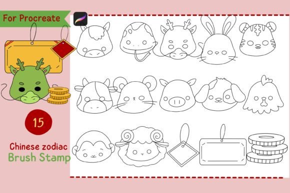 Procreate Brush Stamp Chinese Zodiac: A Creative Toolkit for Digital Artists