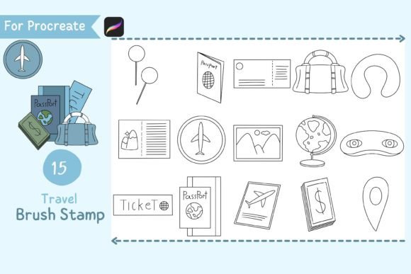 Procreate Brush Stamp Travel: Elevating Your Digital Sketches