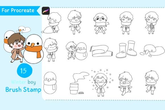 Procreate Brush Stamp Winter Boy: A Strategic Asset for Digital Creators