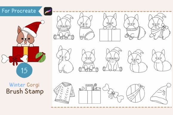Procreate Brush Stamp Winter Corgi: A Practical Evaluation