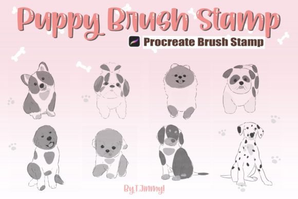 Puppy Brush Stamp: A Practical Guide for Procreate Artists