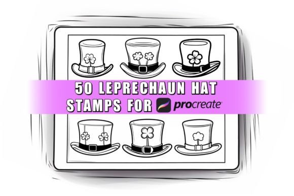 Unlocking Creative Potential with 50 Leprechaun Hat Procreate Stamps Brush