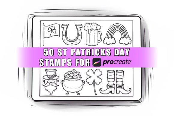Unlocking Creative Potential with the 50 St Patrick’s Day Procreate Stamp Brush Collection