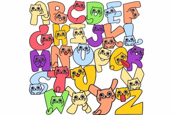 Unlocking Creativity with Cat Brush Stamps Procreate ABC 123 for Digital Art