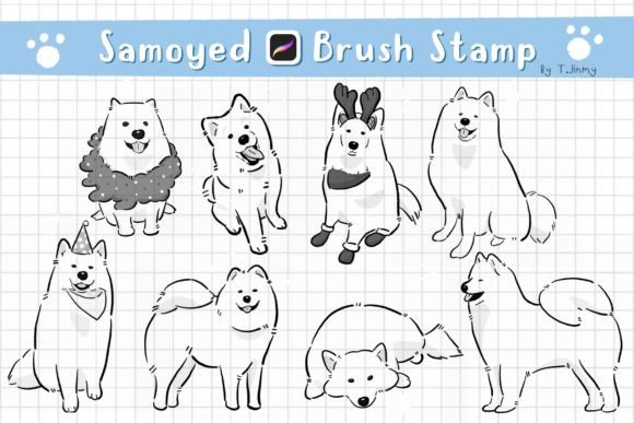 Unlocking Creativity with the Samoyed Brush Stamp