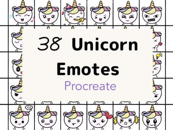 Unlocking Creativity with Unicorn Emotes Procreate Stamps